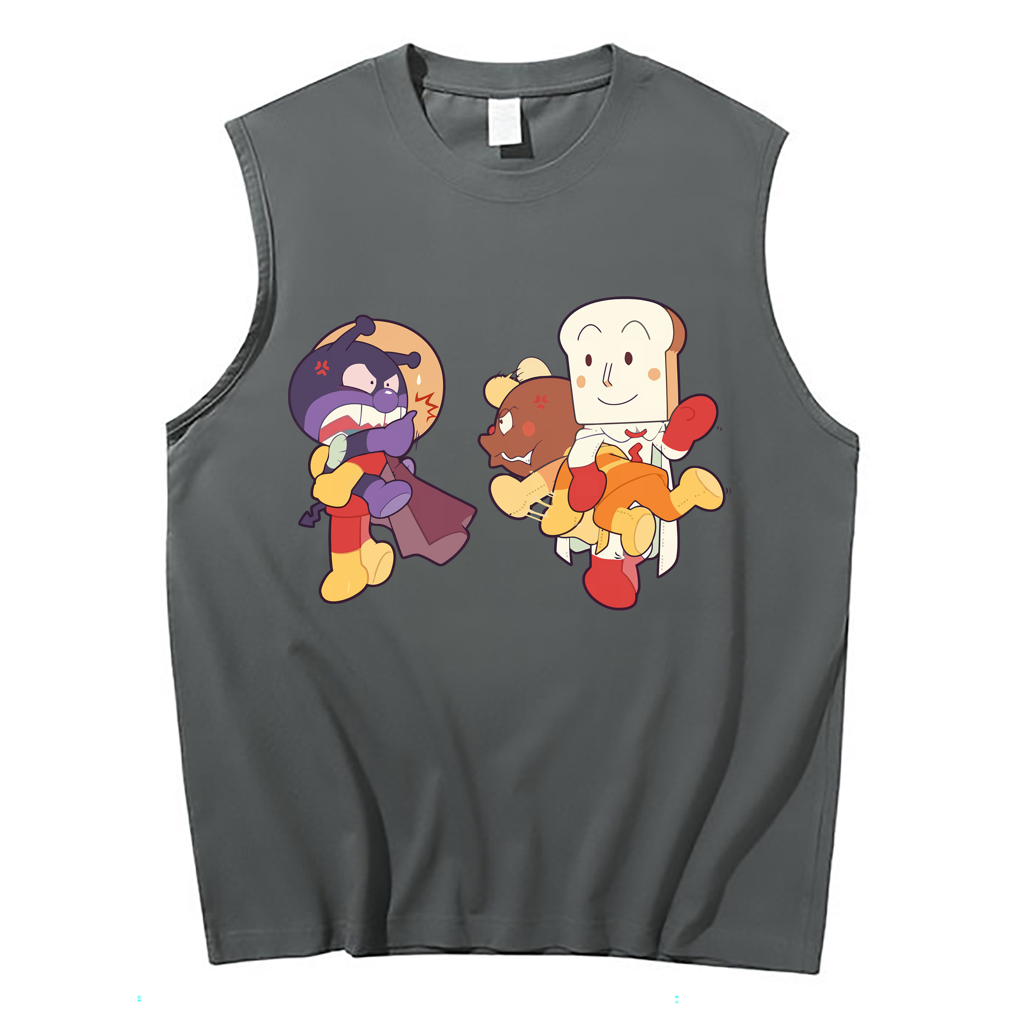 （画像用） アンパンマン Anpanman コットン100％タンクトップ（フロントプリント）